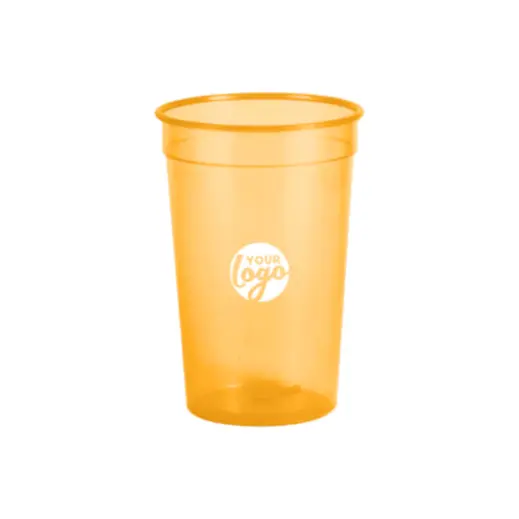 Clear Tint 500ml Party Tumbler Orange